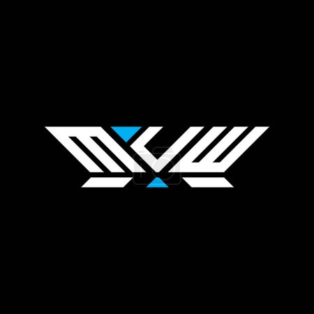 MUW Letter Logo Vektor Design, MUW einfaches und modernes Logo. Luxuriöses Alphabet-Design der MUW  