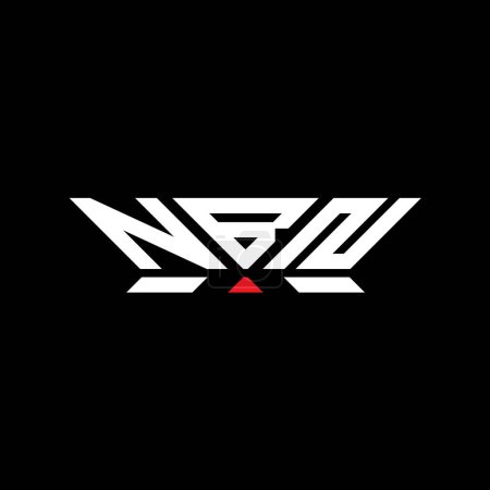 NBN letter logo vector design, NBN simple and modern logo. NBN luxurious alphabet design  