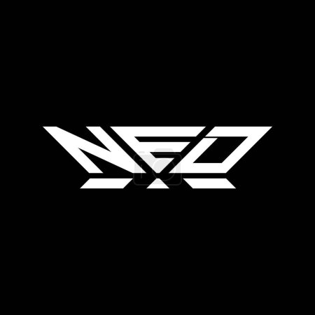 NED Letter Logo Vektor Design, NED einfaches und modernes Logo. NED luxuriöses Alphabet-Design  