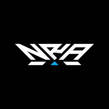 NRA Letter Logo Vektor Design, NRA einfaches und modernes Logo. Luxuriöses Alphabet-Design der NRA  