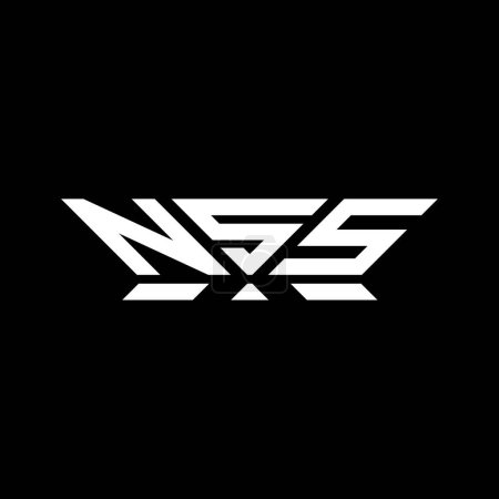 NSS letter logo vector design, NSS simple and modern logo. NSS luxurious alphabet design  