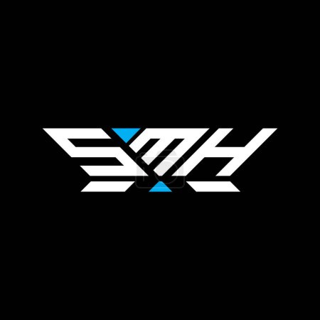 SMH Brief Logo Vektor-Design, SMH einfaches und modernes Logo. SMH luxuriöses Alphabet-Design  