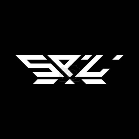 SPL lettre logo vectoriel design, SPL logo simple et moderne. SPL design alphabet luxueux  