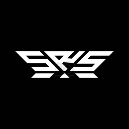 SRS letter logo vector design, SRS simple and modern logo. SRS luxurious alphabet design  