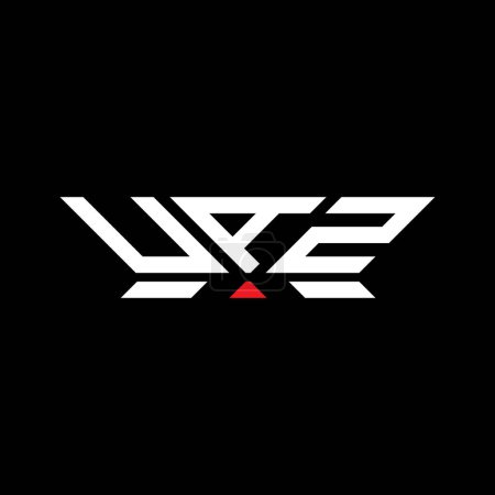 Ilustración de Diseño del vector del logotipo de la letra de UAZ, logotipo simple y moderno de UAZ. Diseño de alfabeto de lujo UAZ - Imagen libre de derechos