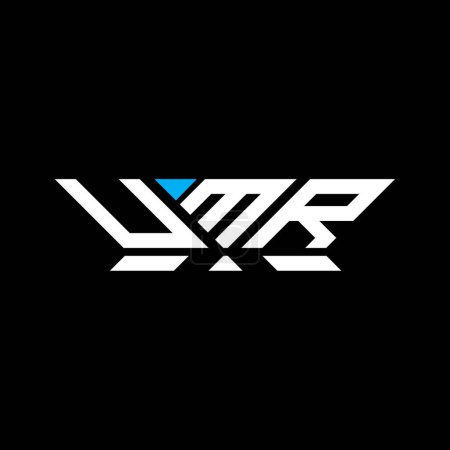 UMR lettre logo vectoriel design, UMR logo simple et moderne. Design alphabet luxueux UMR  