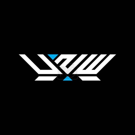 UNW Letter Logo Vektordesign, UNW einfaches und modernes Logo. Luxuriöses Alphabet-Design der UNW  