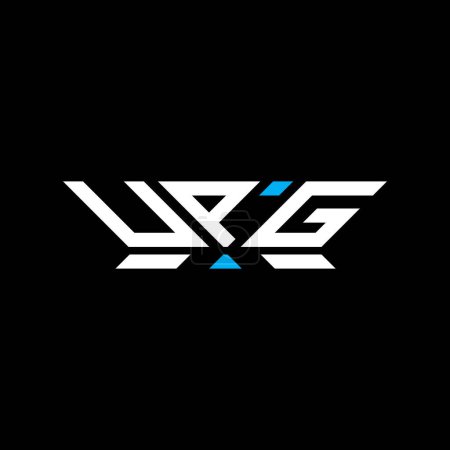 Ilustración de Diseño del vector del logotipo de la letra UPG, logotipo simple y moderno de UPG. Diseño de alfabeto de lujo UPG - Imagen libre de derechos