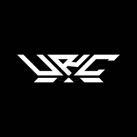 URC Letter Logo Vektor Design, URC einfaches und modernes Logo. Luxuriöses Alphabet-Design  
