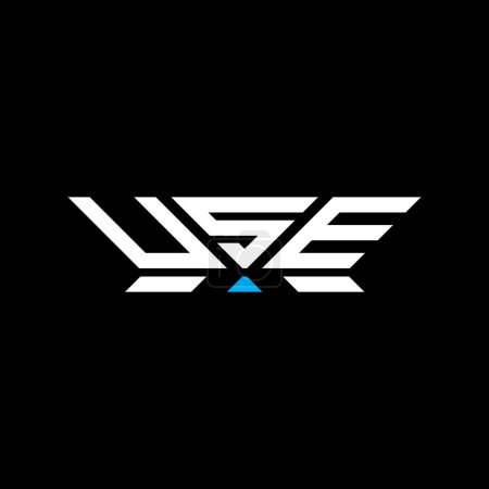 USE letter logo vector design, USE simple and modern logo. USE luxurious alphabet design  
