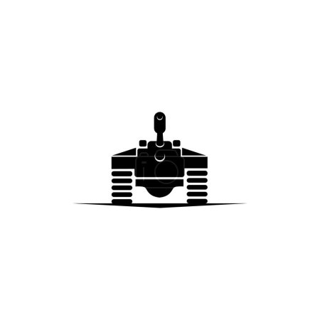 Illustration for Tank fighter plane icon vector logo illustration design - Royalty Free Image