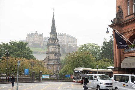 Photo for Rainy day in edinburgh - Royalty Free Image