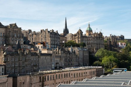Photo for Classic buildings in the ancient city of Edinburgh - Royalty Free Image