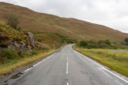 Isle of skye road in the Highlands, Scotland