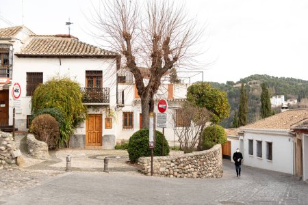 Photo for Streets of Albaicin in Granada, Andalusia, Granada - Royalty Free Image