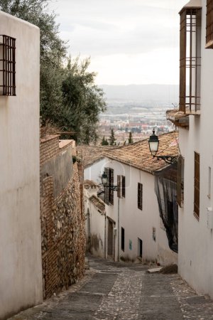 Foto de Calles del Albaicín en Granada, Andalucía, España - Imagen libre de derechos
