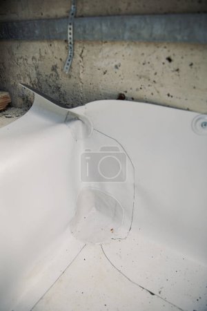 Photo for Synthetic PVC membranes for waterproof system - Royalty Free Image