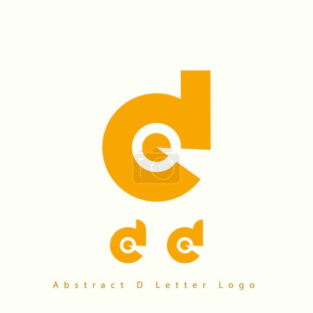 Téléchargez les photos : Lettre D logo minimaliste et moderne - en image libre de droit