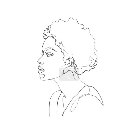 Téléchargez les photos : Lady linéaire Africains Américains femmes ligne artwork - en image libre de droit