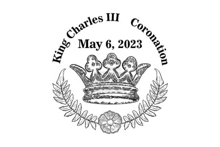 Téléchargez les illustrations : Roi anglais Charles III Couronnement. Le prince Charles de Galles devient roi d'Angleterre le 6 mai 2023. Vecteur d'illustration dessiné à la main par Crown Jewels : Toronto, Ontario, Canada - 27 mars 2023 - en licence libre de droit