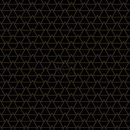 Photo for Trendy linear style seamless pattern background in gold for packaging design. Golden illustration. Vector. - Royalty Free Image