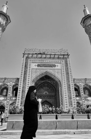 Photo for Tehran (Teheran), Iran 06.25.2023: Emamzadeh Saleh, Low angle view of Emamzadeh Saleh Mosque - Royalty Free Image