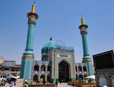 Photo for Tehran (Teheran), Iran 06.25.2023: Emamzadeh Saleh Mosque, traditional shia, Emamzadeh Sale mosque in tehran. - Royalty Free Image