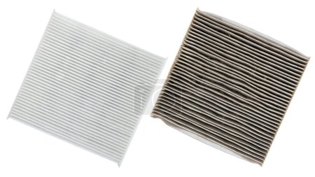 Air filter. Car cabin AC Air filter. Conditioner cleaning spare parts. Replace old one air filter on brand new for protect against Allergens, Pollen, Dust mites, Odors, Dirt, Soot, Bacterias, Viruses