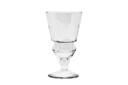 Photo for Empty absinthe glass isolated on white background. - Royalty Free Image