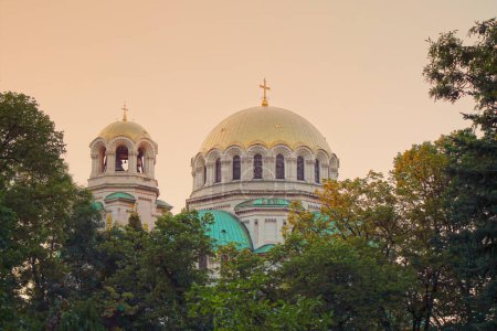 Photo for Popular touristic destination - Alexander Nevsky Cathedral in Sofia, Bulgaria. - Royalty Free Image