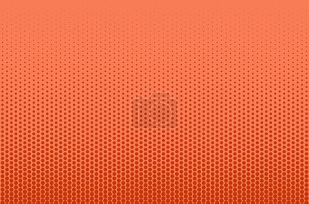 Téléchargez les illustrations : Crush aux abricots. Couleur tendance de l'année 2024, abricot broyer palette de couleurs design.Abstract fond géométrique minimal avec des points. Illustration vectorielle pour votre design. - en licence libre de droit