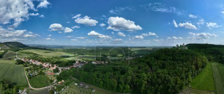 Photo for Panoramic view of Siroticki castle in Czechia - Royalty Free Image