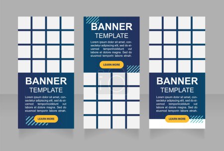 Ilustración de Open coworking space for business web banner design template. Vector flyer with text space. Advertising placard with customized copyspace. Printable poster for advertising. Arial font used - Imagen libre de derechos