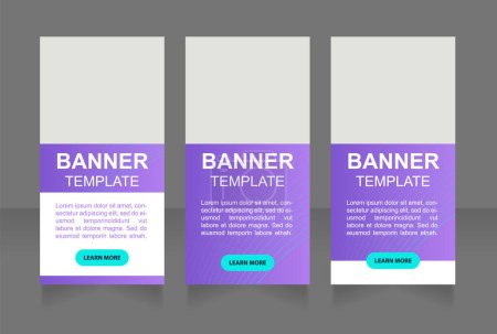 Ilustración de Innovations in cosmetological industry web banner design template. Vector flyer with text space. Advertising placard with customized copyspace. Printable poster for advertising. Arial font used - Imagen libre de derechos