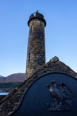 Téléchargez les photos : Monument Glenfinnan, Écosse 4 janvier 2024. - en image libre de droit