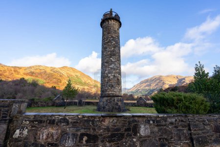 Téléchargez les photos : Monument Glenfinnan, Écosse 4 janvier 2024. - en image libre de droit
