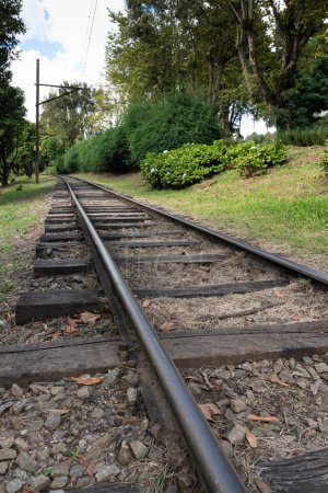 Foto de Ferrocarril en Campos do Jordao, Brasil. - Imagen libre de derechos