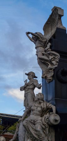 Photo for Luis Maria Campos mausoleum in Recoleta cemetery - Royalty Free Image