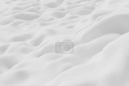 Photo for Background of smooth silky mounds of white snow - Royalty Free Image