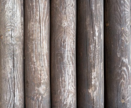 Foto de Tablones de madera vieja con color natural desaturado - Imagen libre de derechos