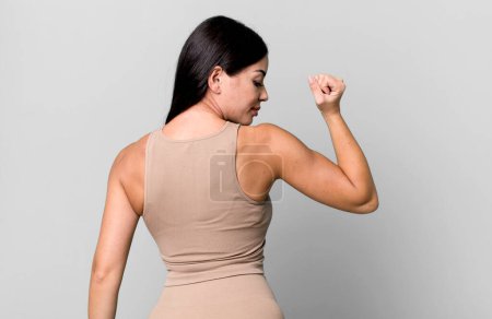 Photo for Hispanic pretty young woman fitness concept - Royalty Free Image
