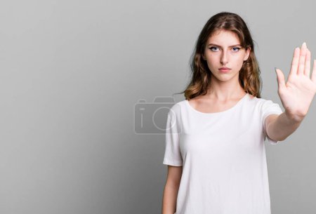 Photo for Caucasian pretty blonde woman - Royalty Free Image