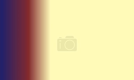 Photo for Design simple pastel yellow,navy blue and maroon gradient color illustration background very cool - Royalty Free Image
