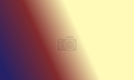 Foto de Diseño simple pastel amarillo, azul marino y granate degradado color ilustración fondo muy fresco - Imagen libre de derechos
