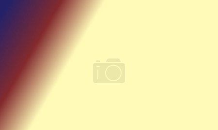 Téléchargez les photos : Design simple jaune pastel, bleu marine et dégradé de marron couleur fond d'illustration très cool - en image libre de droit