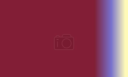 Photo for Design simple pastel yellow,navy blue and maroon gradient color illustration background very cool - Royalty Free Image