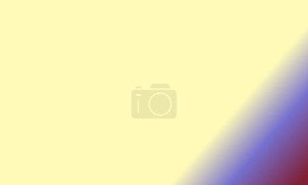 Téléchargez les photos : Design simple jaune pastel, bleu marine et dégradé de marron couleur fond d'illustration très cool - en image libre de droit
