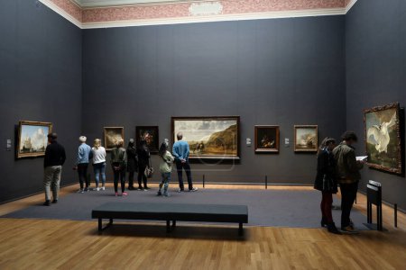 Photo for Old masters in the Rijksmuseum in Amsterdam in the Netherlands - Royalty Free Image