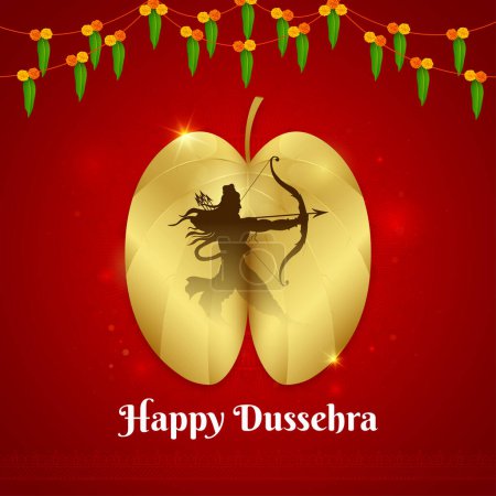 Glückliches Dussehra Vijayadashami Festival, Navratri, Durga Puja