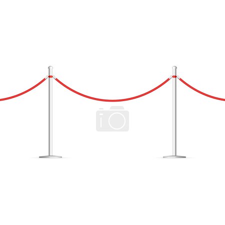 Ilustración de Esgrima para la ceremonia de entrega de premios, sobre fondo blanco. Ilustración vectorial 3D, vista frontal. - Imagen libre de derechos
